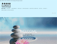 Tablet Screenshot of elementsspautah.com